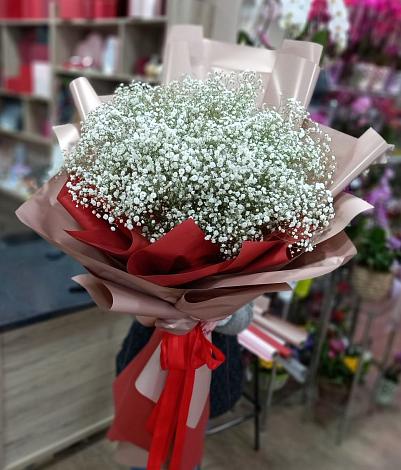 Букет цветов из: Гипсофила в Новоджерелиевской